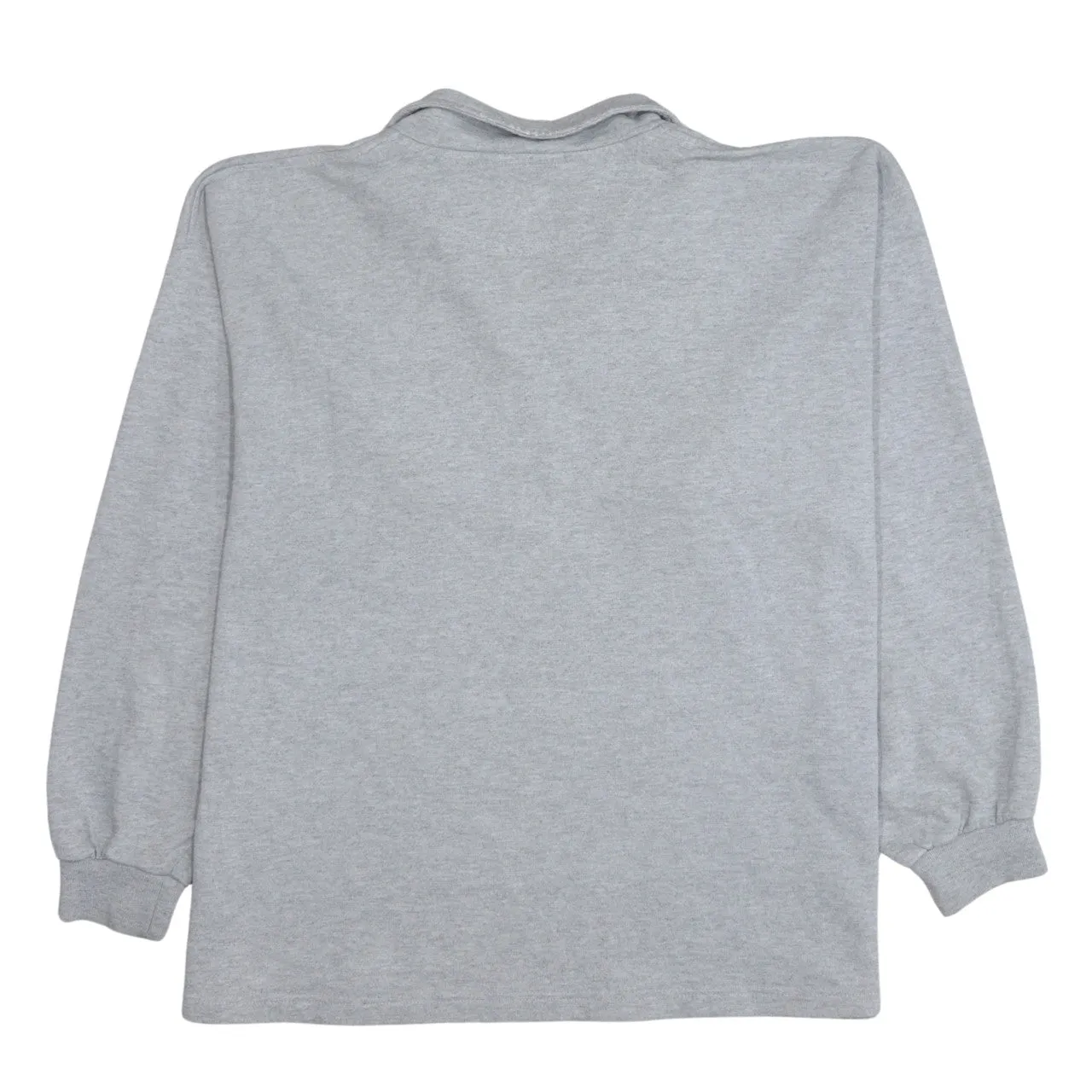 Nike 90's Swoosh Quarter Zip Sweatshirt Large Grey sold by Vintage Club product image thumbnail 2