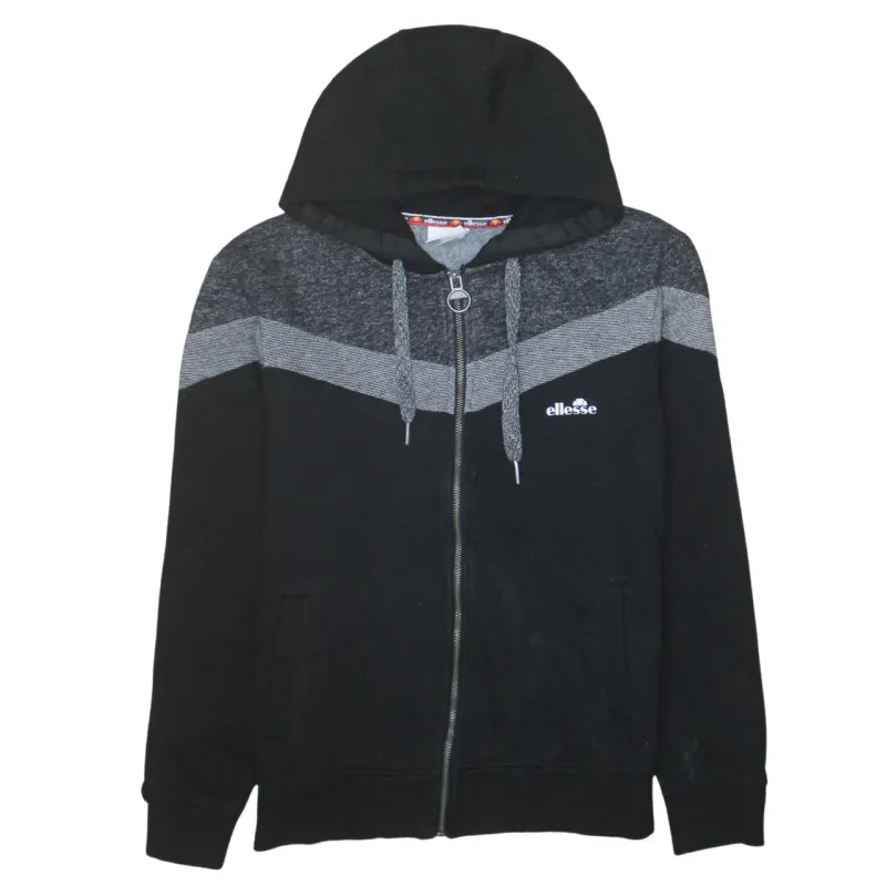 Ellesse 90's Lightweight Full Zip Up Hoodie Medium Black sold by Vintage Club