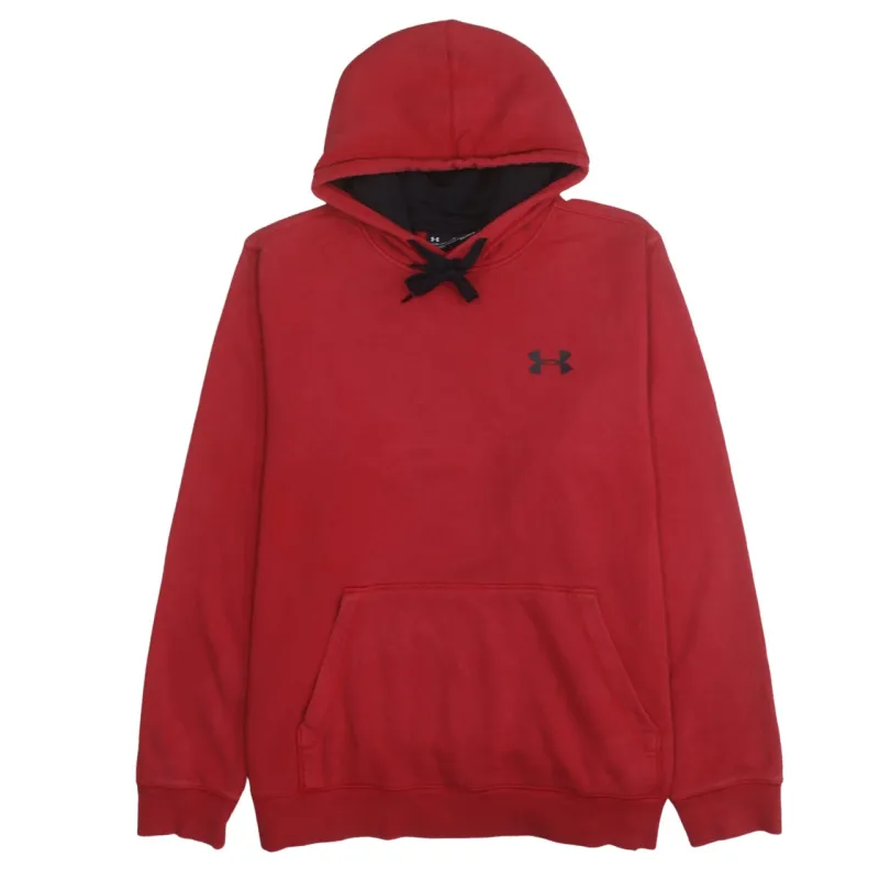 Under Armour 90's Drawstring Pockets Pullover Hoodie XXLarge (2XL) Red made by Under Armour