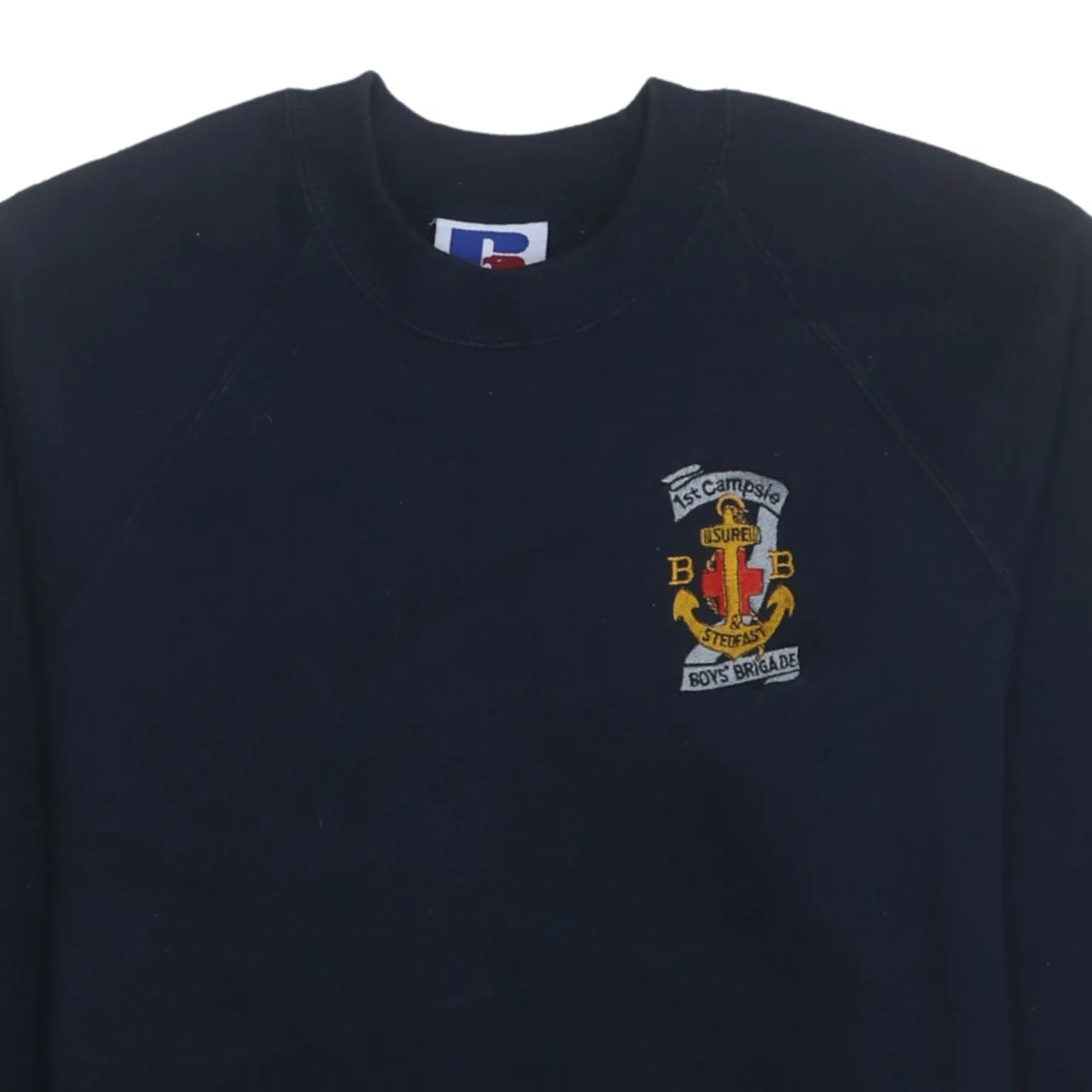 Russell Athletic 90's Lightweight Crew Neck Sweatshirt Small Navy Blue sold by Vintage Club product image thumbnail 3
