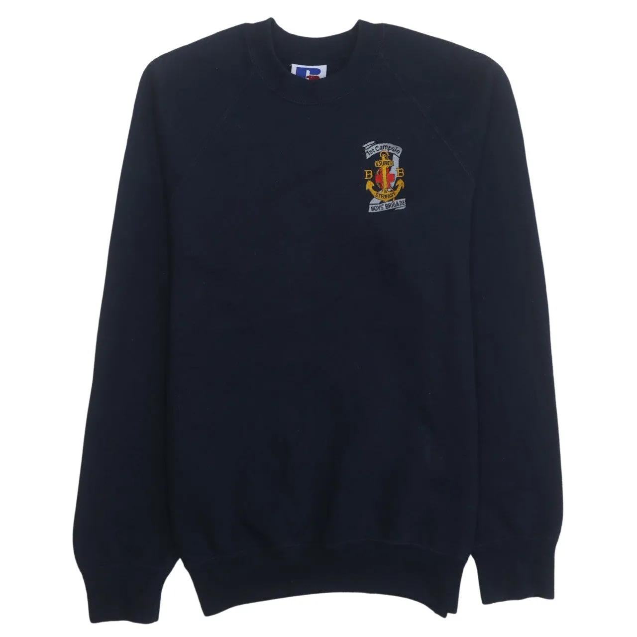 Russell Athletic 90's Lightweight Crew Neck Sweatshirt Small Navy Blue sold by Vintage Club