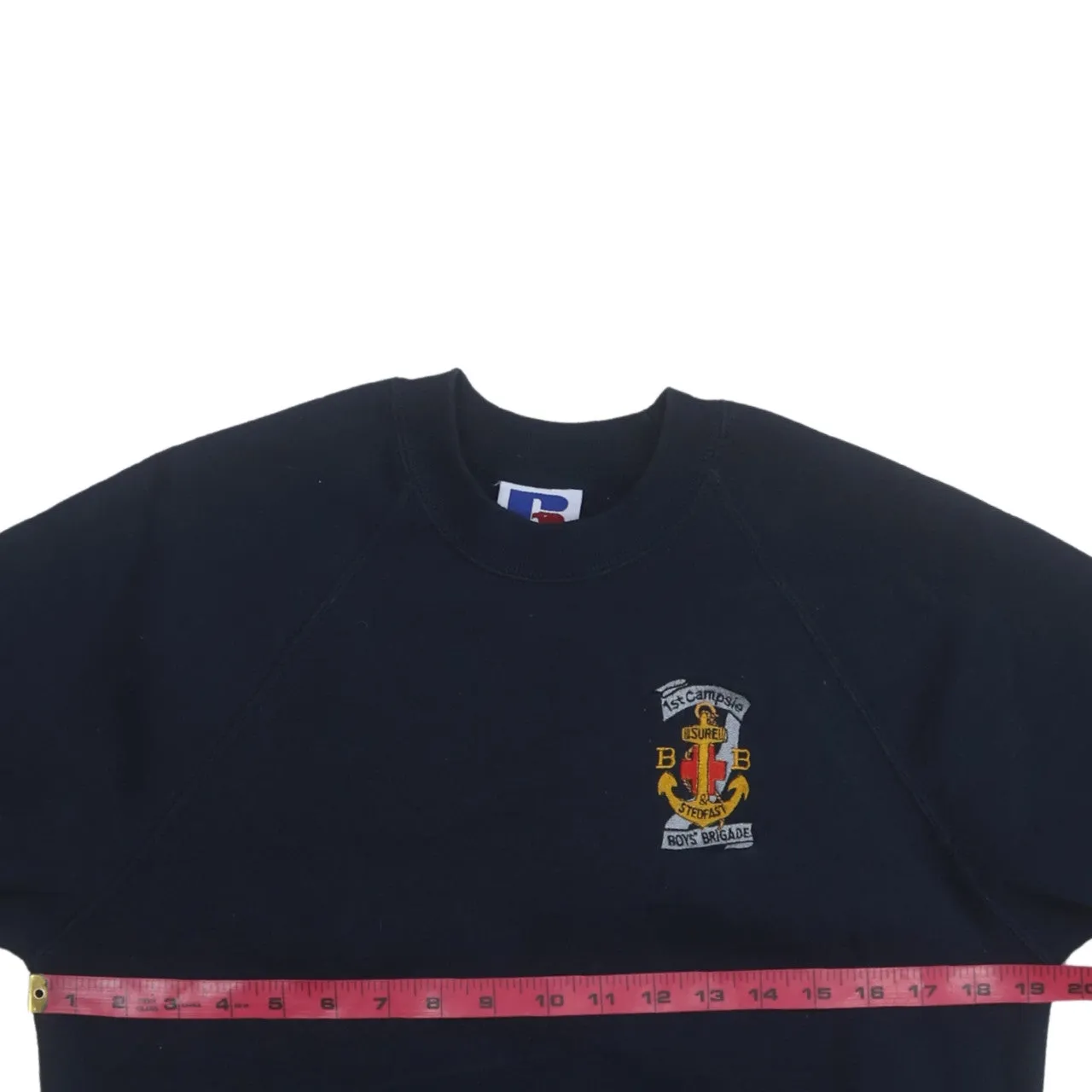 Russell Athletic 90's Lightweight Crew Neck Sweatshirt Small Navy Blue sold by Vintage Club product image thumbnail 5