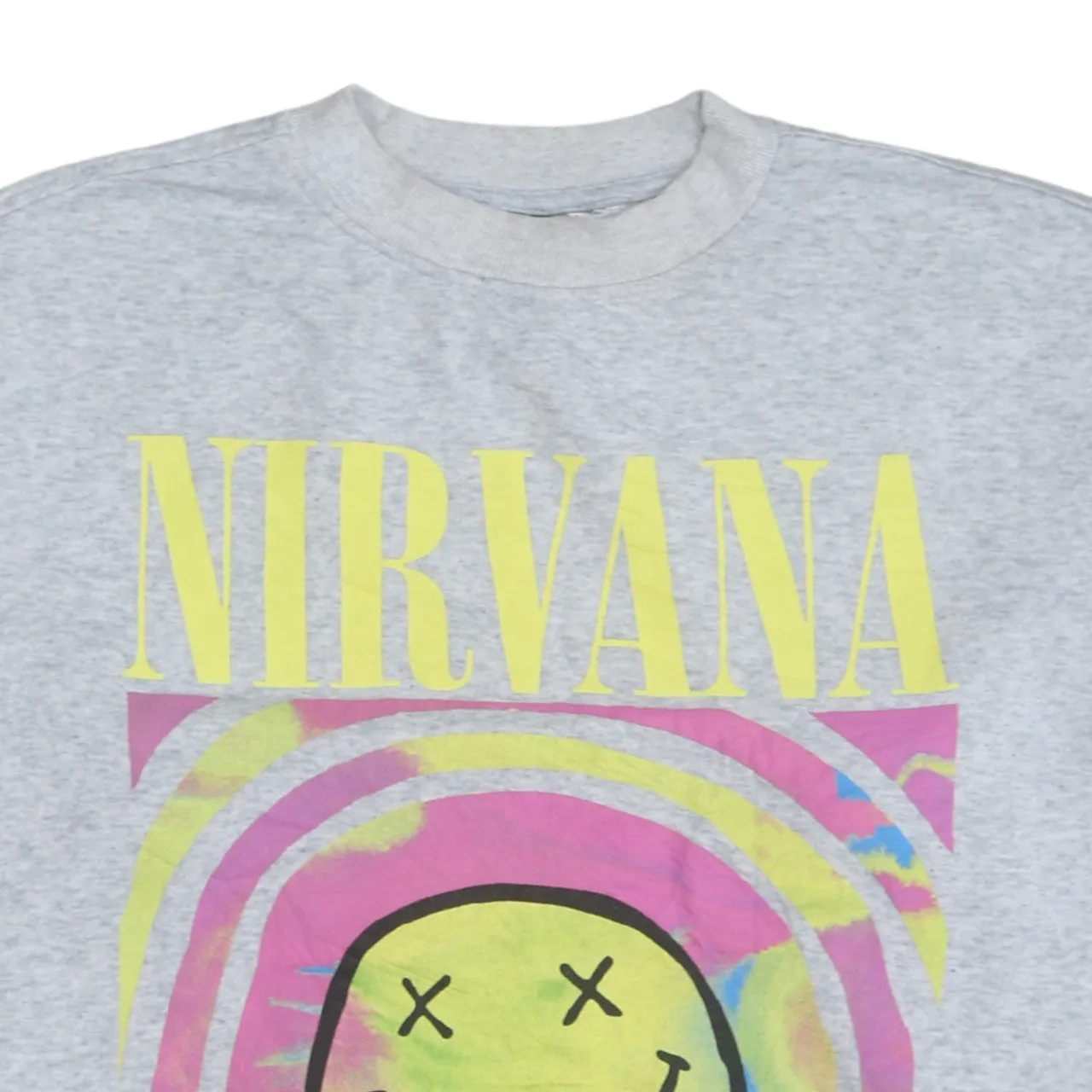 DIVIDCD 90's Nirvana Crew Neck Sweatshirt XSmall Grey sold by Vintage Club product image thumbnail 3