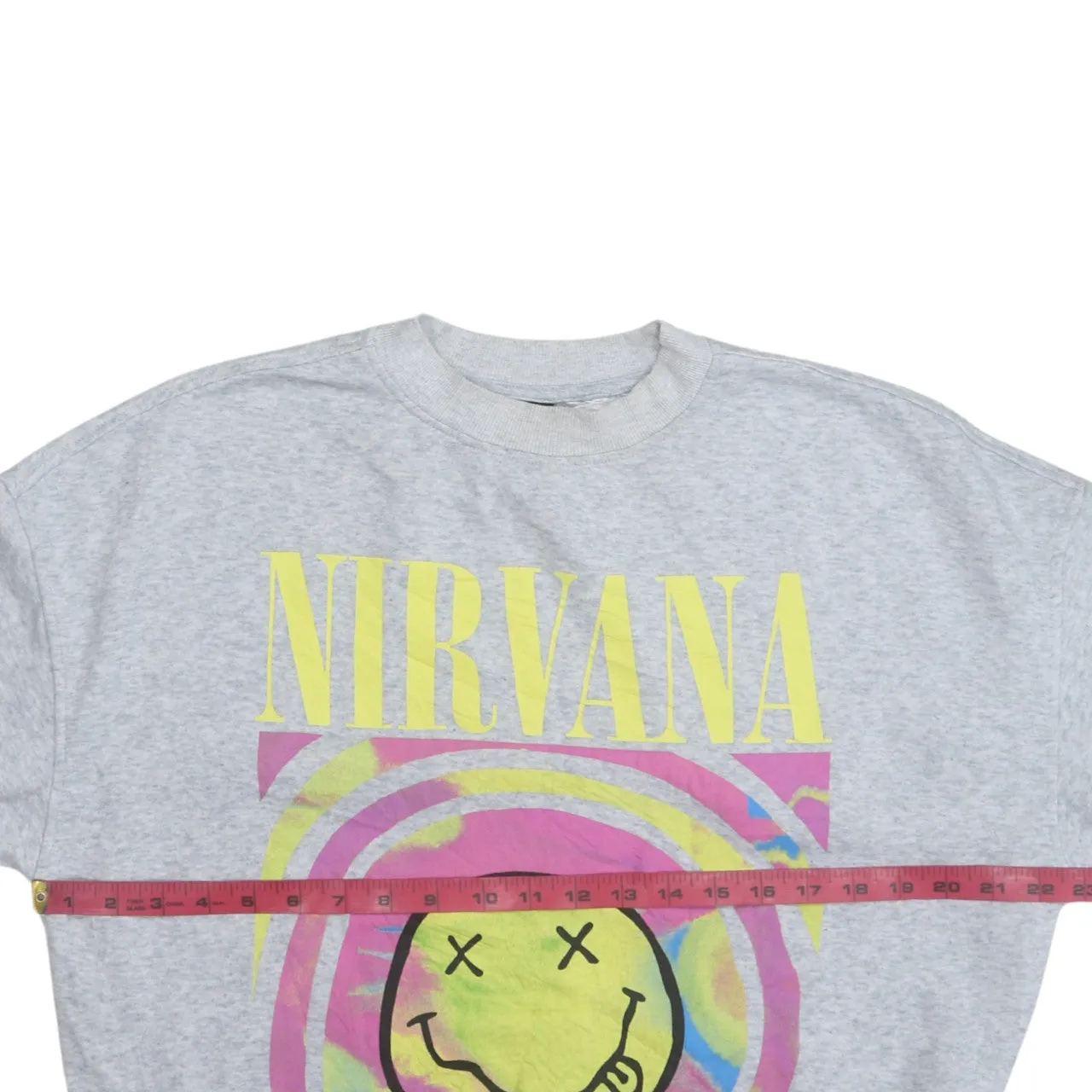 DIVIDCD 90's Nirvana Crew Neck Sweatshirt XSmall Grey sold by Vintage Club product image thumbnail 5