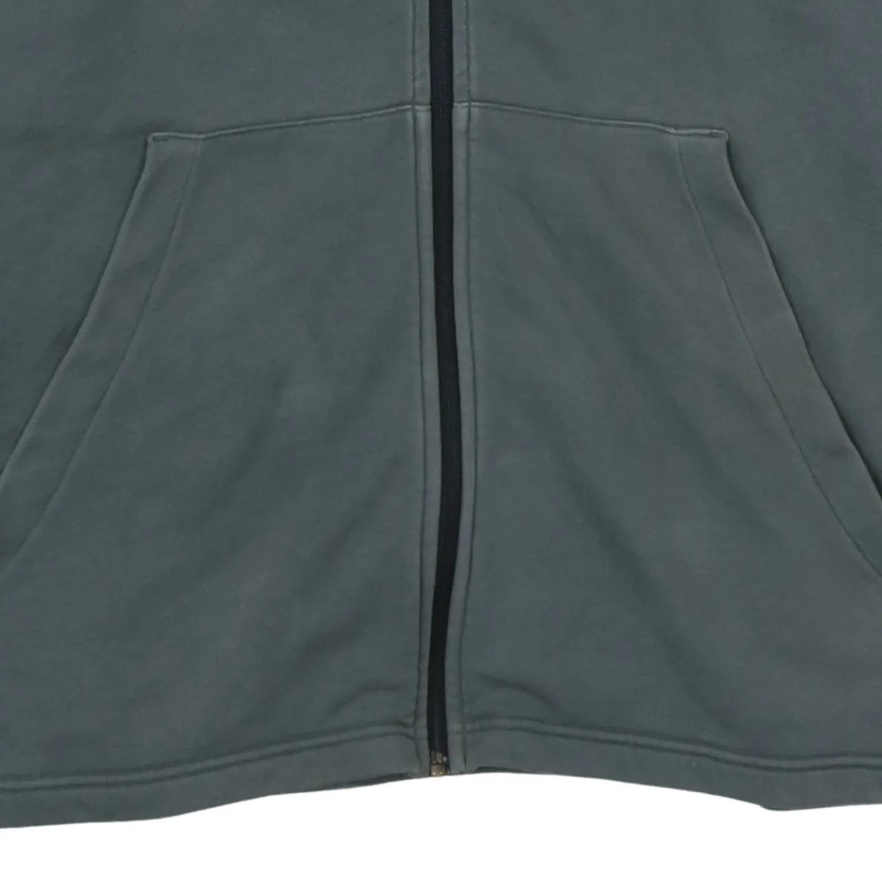 Adidas 90's Striped Sleeve Full Zip Up Hoodie XXLarge (2XL) Grey sold by Vintage Club product image thumbnail 4