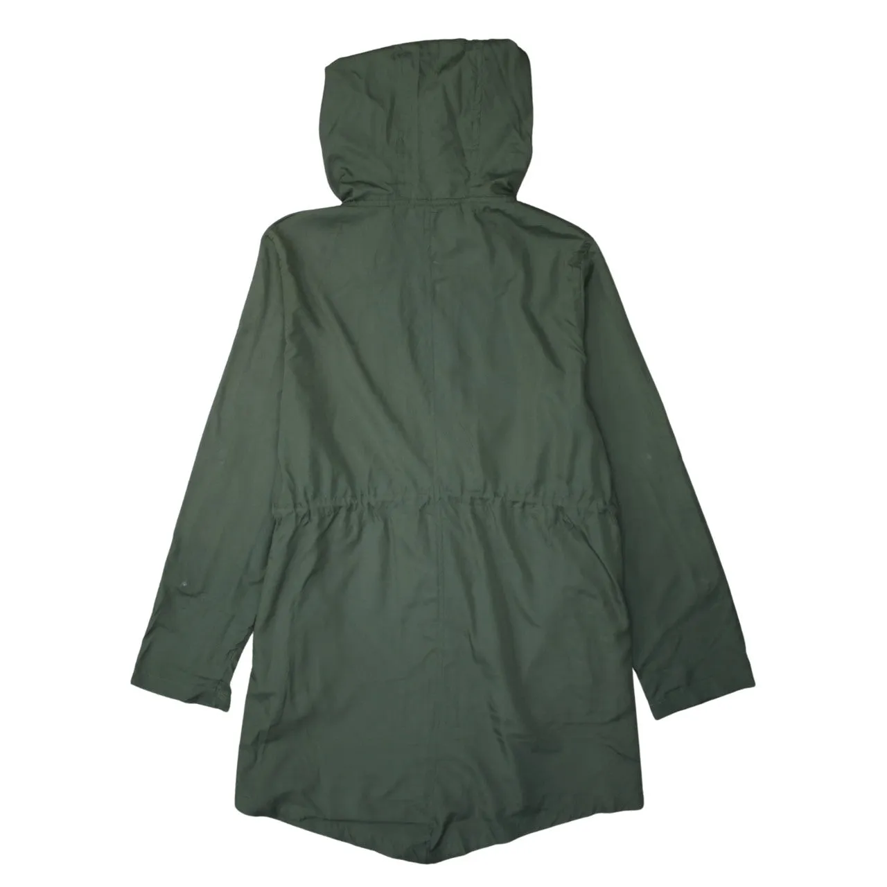 Retro 90's Hooded Full Zip Up Windbreaker Small Green sold by Vintage Club product image thumbnail 2