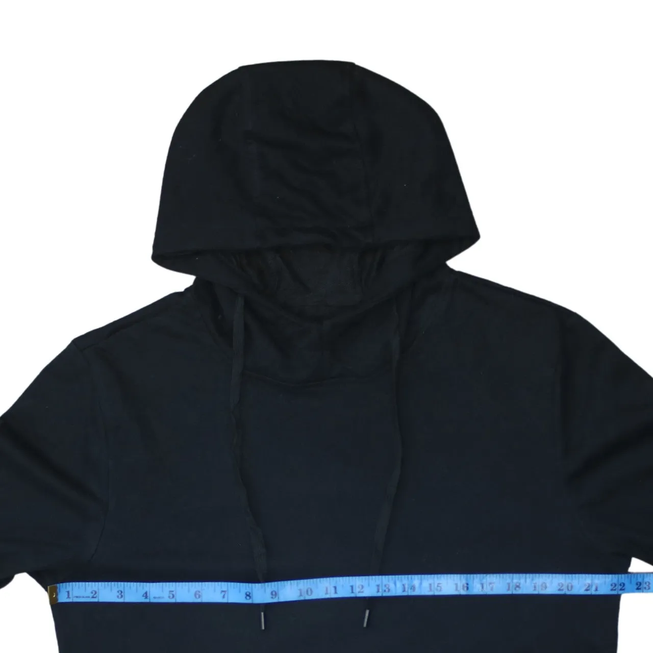 Retro 90's Plain Pullover Hoodie Medium Black sold by Vintage Club product image thumbnail 5