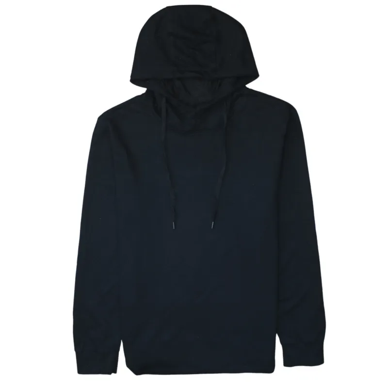 Retro 90's Plain Pullover Hoodie Medium  Black sold by Vintage Club