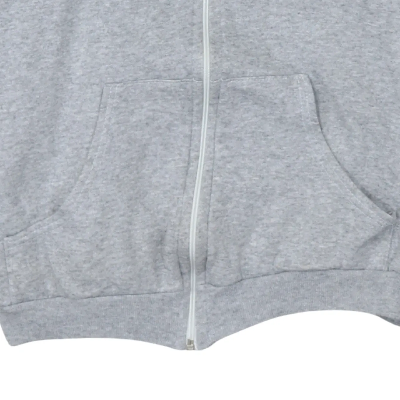 Adidas 90's Striped Sleeve Full Zip Up Hoodie Medium Grey sold by Vintage Club product image thumbnail 4