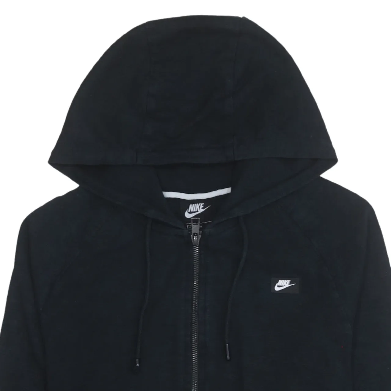 Nike 90's Spellout Full Zip Up Hoodie Medium Black sold by Vintage Club product image thumbnail 3