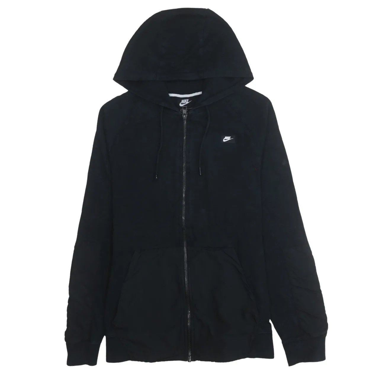Nike 90's Spellout Full Zip Up Hoodie Medium Black sold by Vintage Club