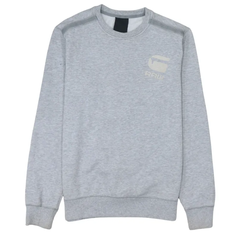 G-Star RAW 90's Lightweight Crew Neck Sweatshirt Medium Grey made by G-Star RAW
