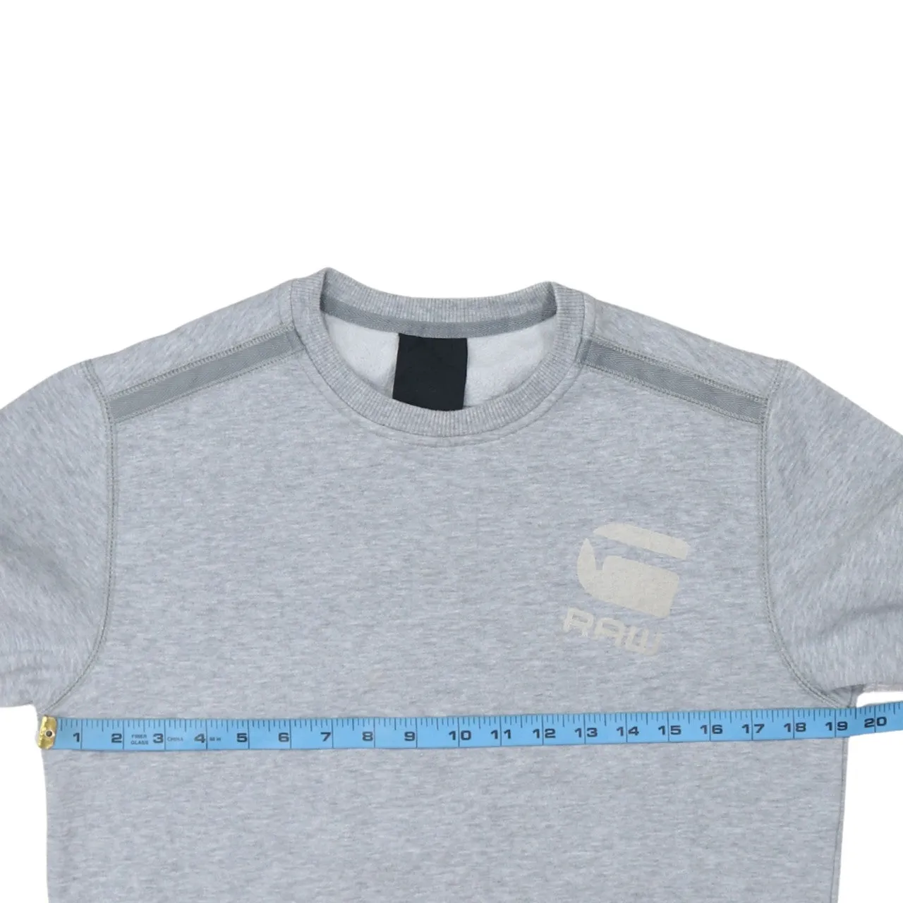 G-Star RAW 90's Lightweight Crew Neck Sweatshirt Medium Grey sold by Vintage Club product image thumbnail 5