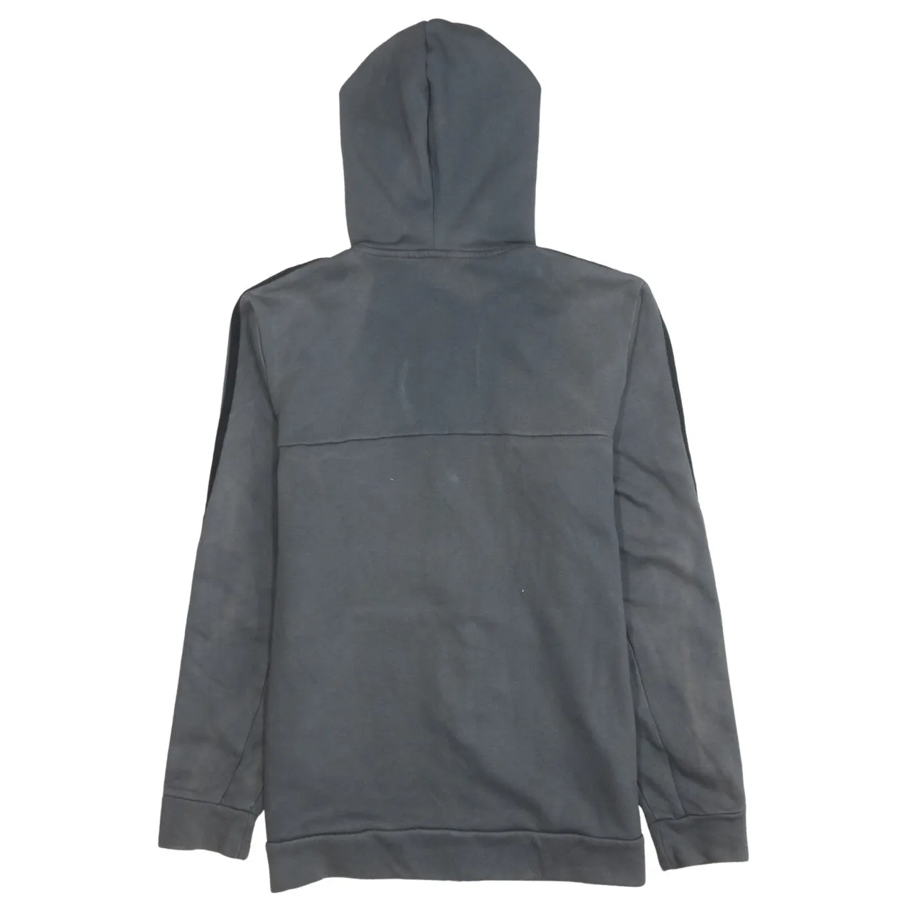 Adidas 90's Striped Sleeve Full Zip Up Hoodie XSmall Grey sold by Vintage Club product image thumbnail 2