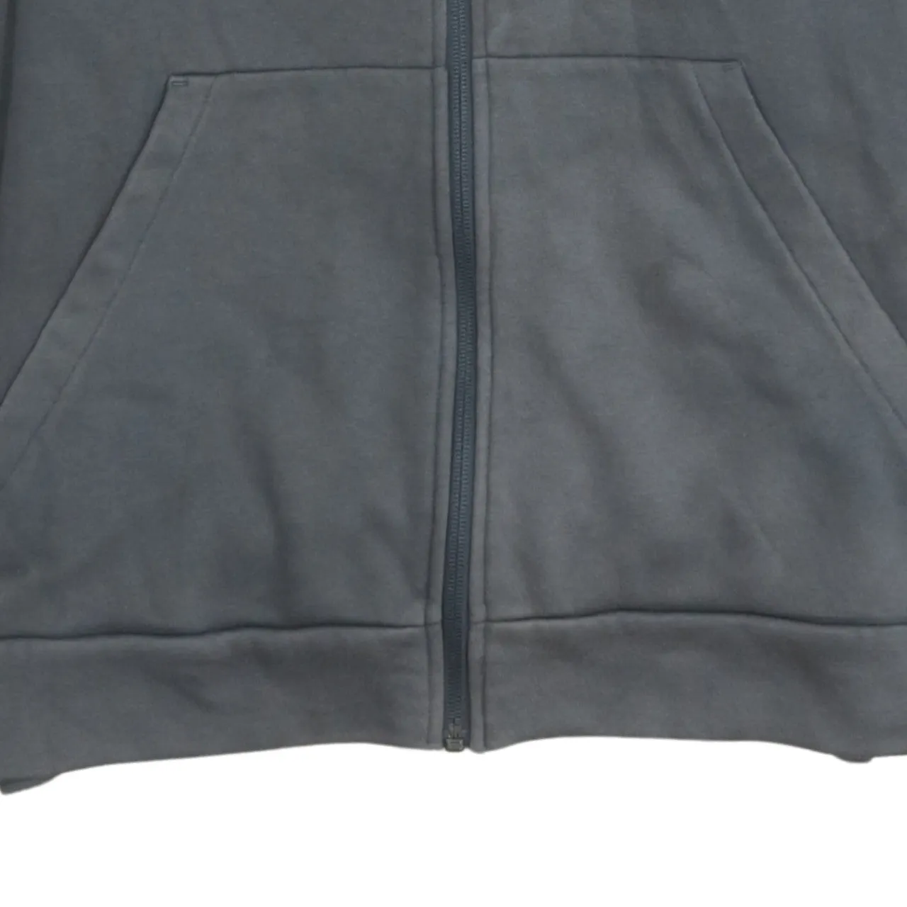 Adidas 90's Striped Sleeve Full Zip Up Hoodie XSmall Grey sold by Vintage Club product image thumbnail 4