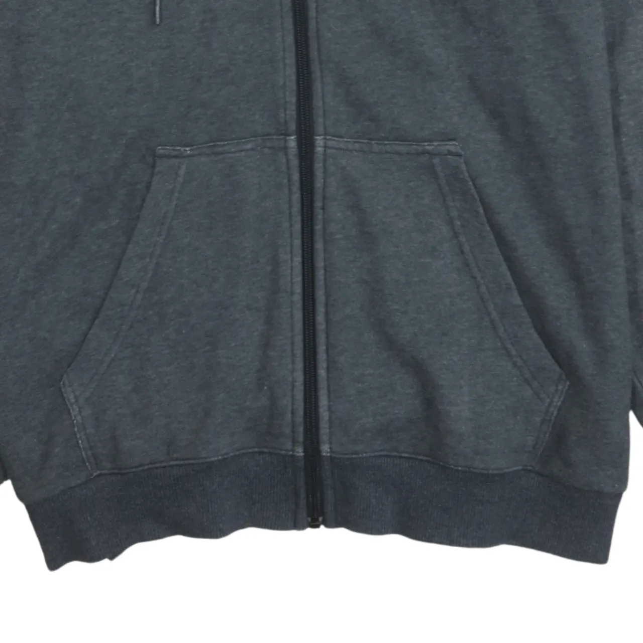 Adidas 90's Striped Sleeve Full Zip Up Hoodie Medium Grey sold by Vintage Club product image thumbnail 4