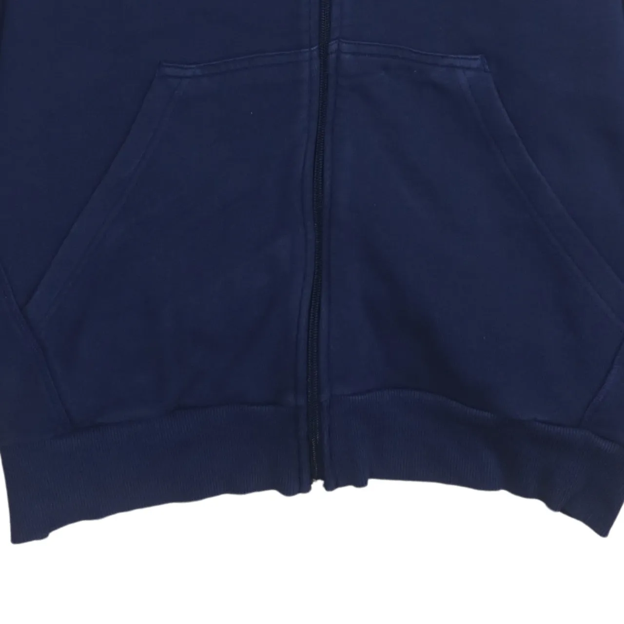 Adidas 90's Striped Sleeve Full Zip Up Hoodie XLarge Navy Blue sold by Vintage Club product image thumbnail 4