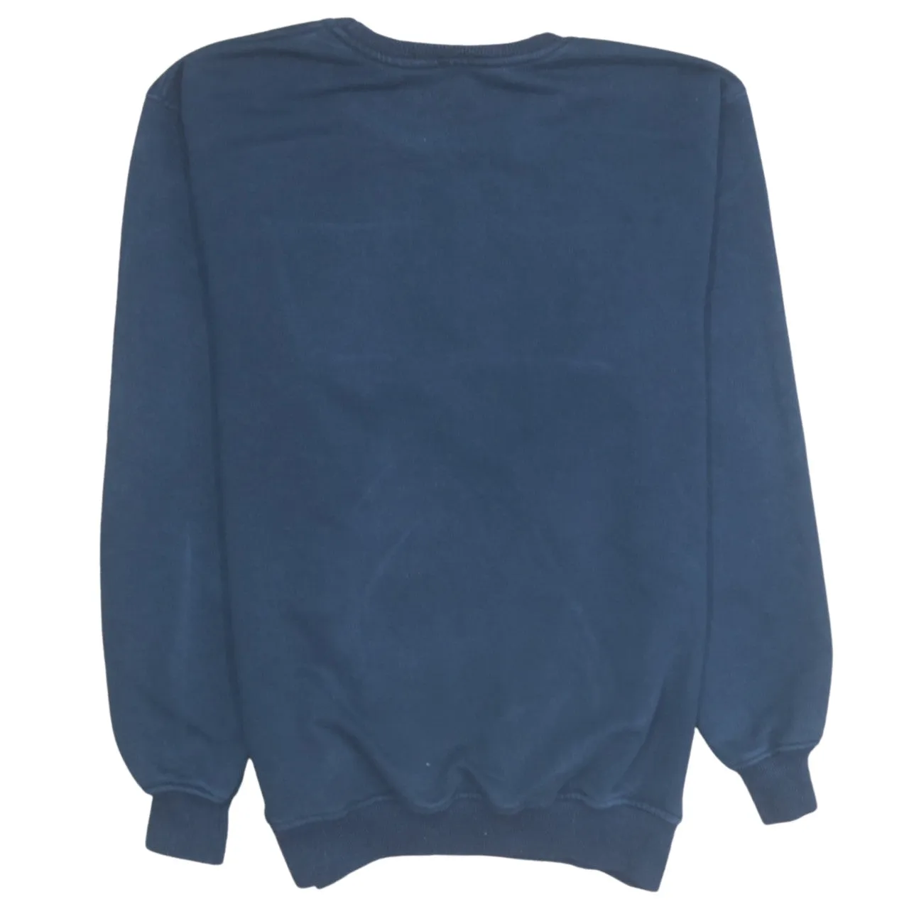 HUGO BOSS Navy Blue Sweatshirt Women's XLarge Embroidered Front Logo Crewneck Pullover sold by Vintage Club product image thumbnail 2