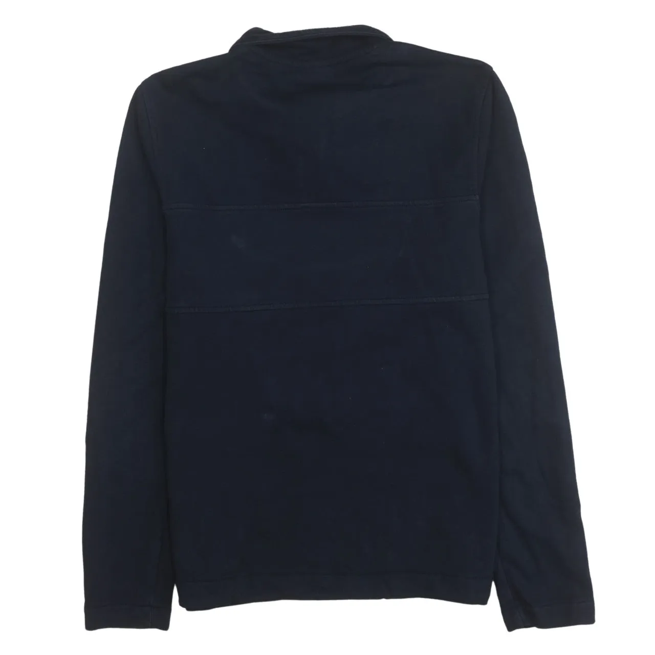 Napapijri 90's Spellout Quarter Zip Sweatshirt Small Navy Blue sold by Vintage Club product image thumbnail 2