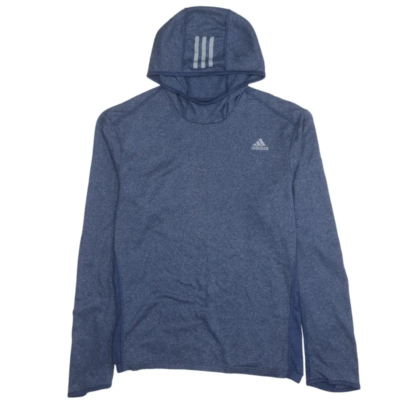 Adidas 90's Lightweight Pullover Hoodie XLarge Blue sold by Vintage Club