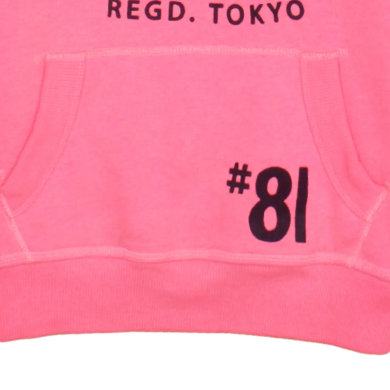 Super Dry 90's Spellout Pullover Hoodie XXSmall Pink sold by Vintage Club product image thumbnail 4