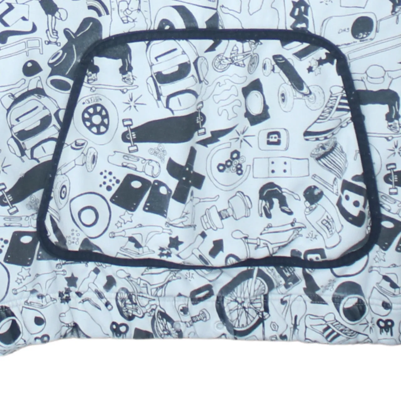 Adidas 90's Loungewear Pullover Hoodie Medium White sold by Vintage Club product image thumbnail 4