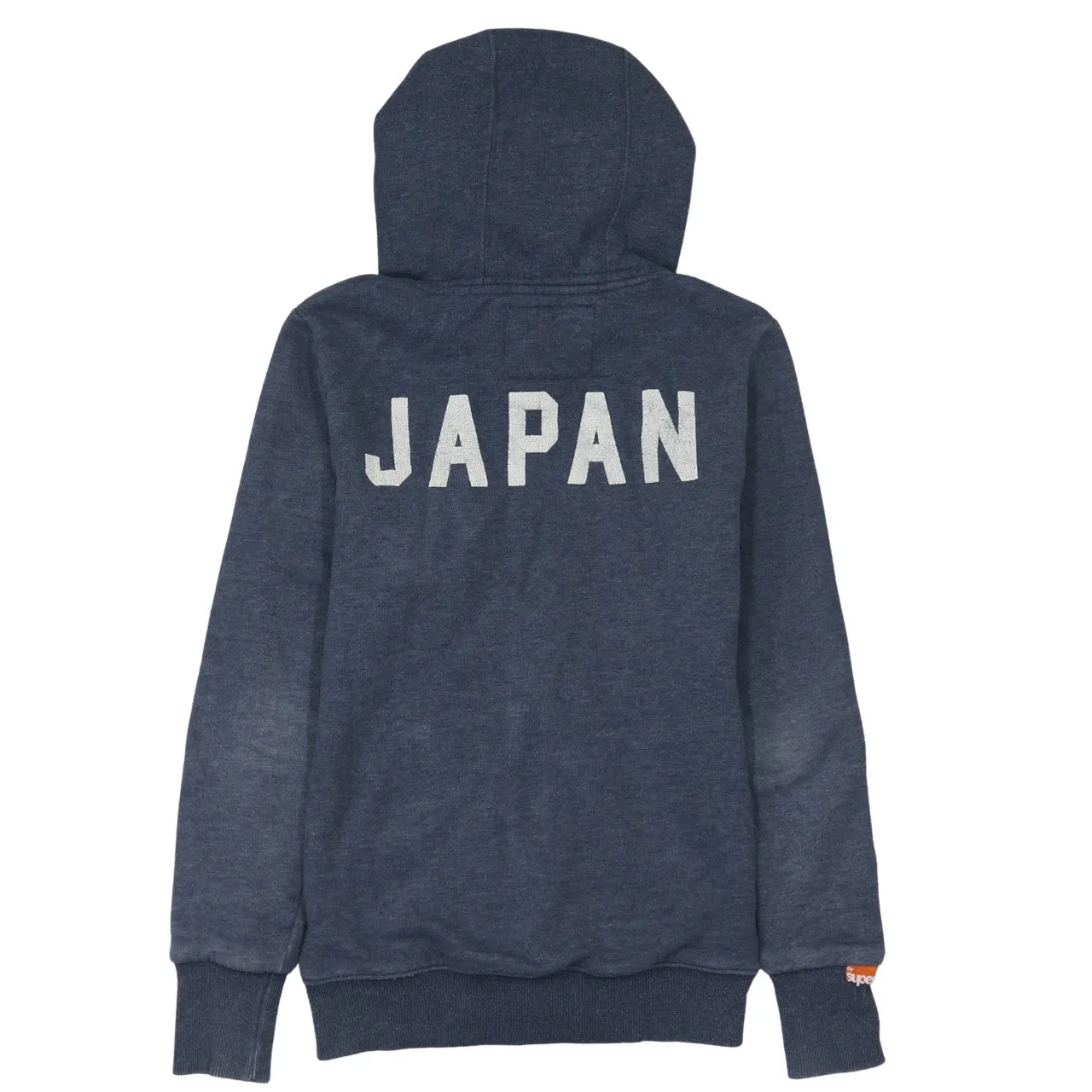 Super Dry 90's Lightweight Full Zip Up Hoodie Small Navy Blue sold by Vintage Club product image thumbnail 2