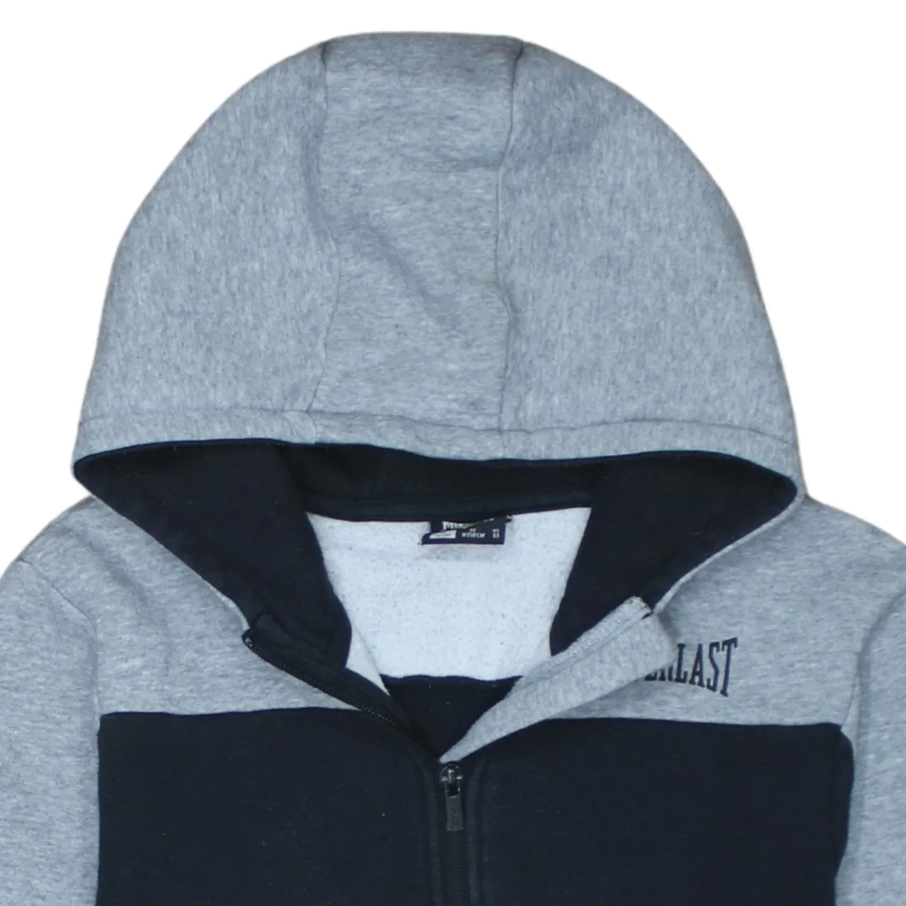 Everlast 90's Drawstring Pockets Full Zip Up Hoodie Small Black sold by Vintage Club product image thumbnail 3