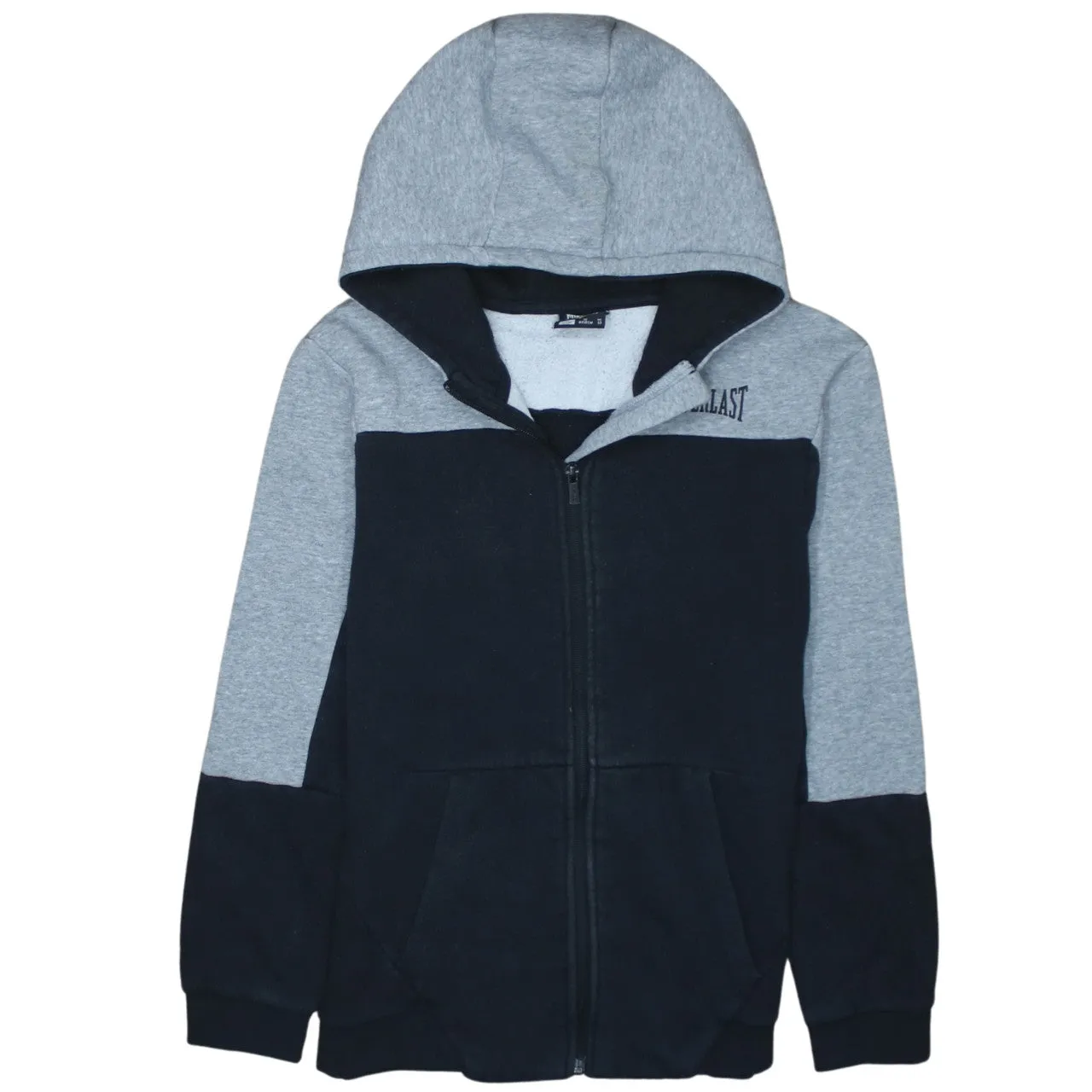 Everlast 90's Drawstring Pockets Full Zip Up Hoodie Small Black sold by Vintage Club