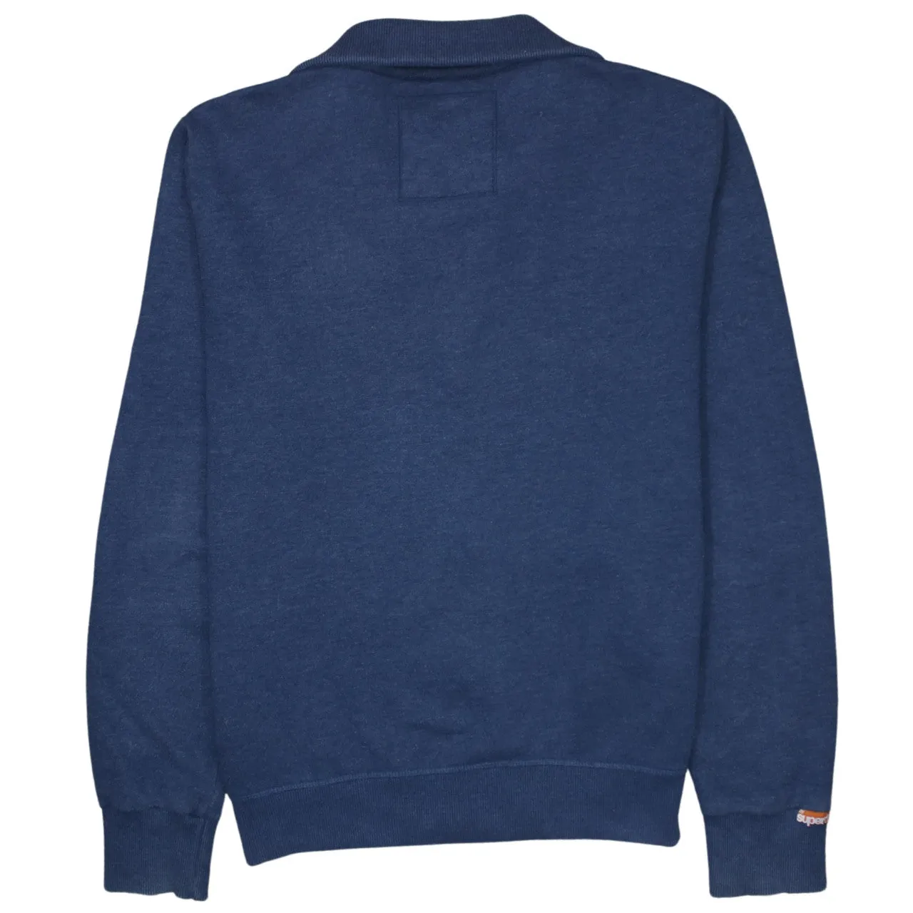 Super Dry 90's Lightweight Full Zip Up Sweatshirt Large Navy Blue sold by Vintage Club product image thumbnail 2