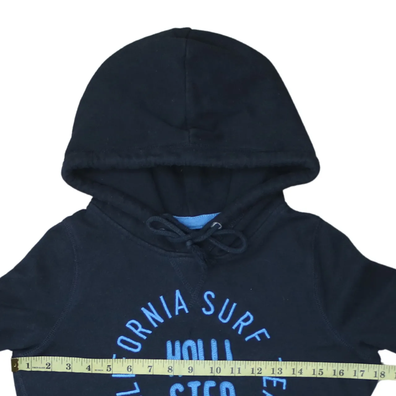 Hollister 90's Spellout Pullover Hoodie Small Navy Blue sold by Vintage Club product image thumbnail 5