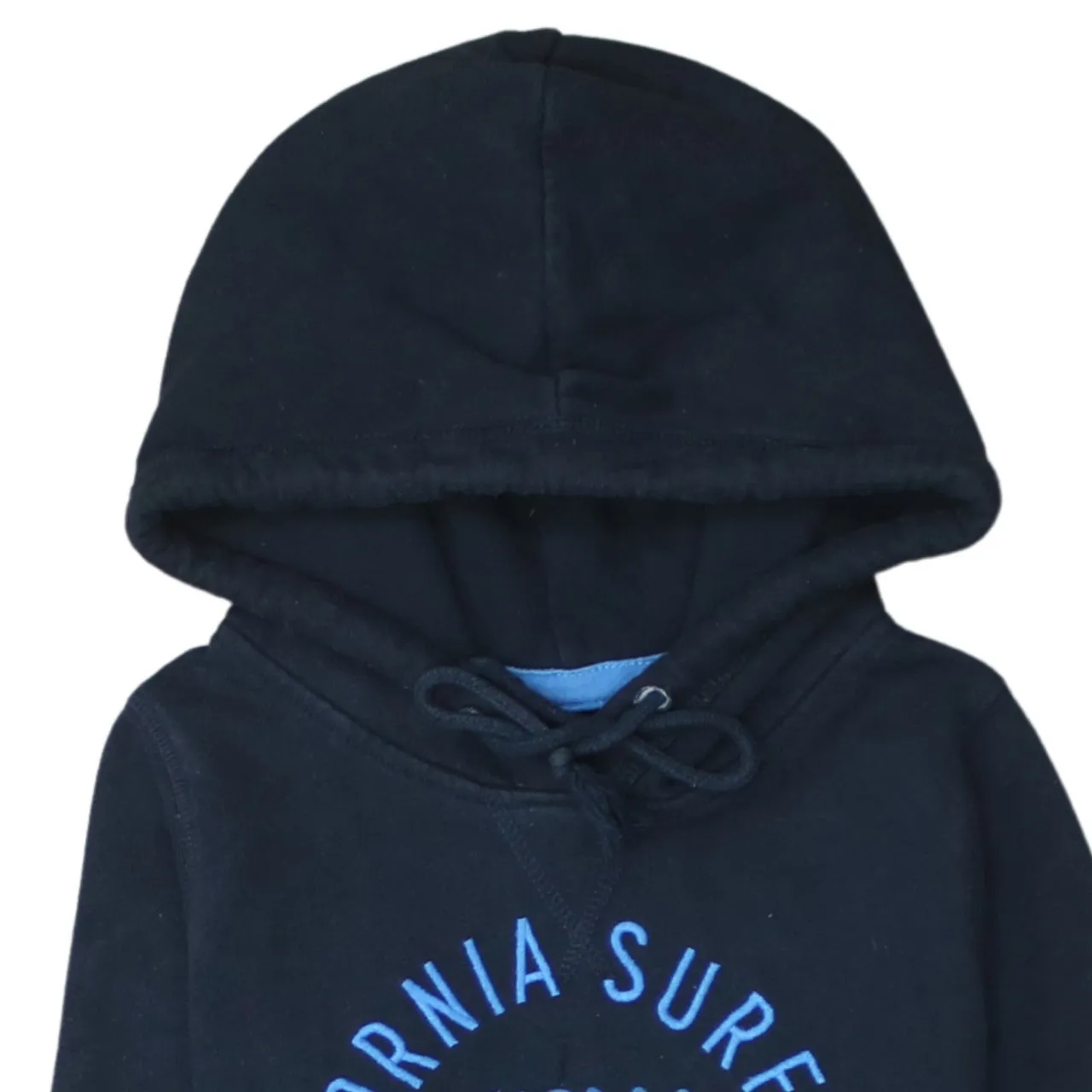 Hollister 90's Spellout Pullover Hoodie Small Navy Blue sold by Vintage Club product image thumbnail 3