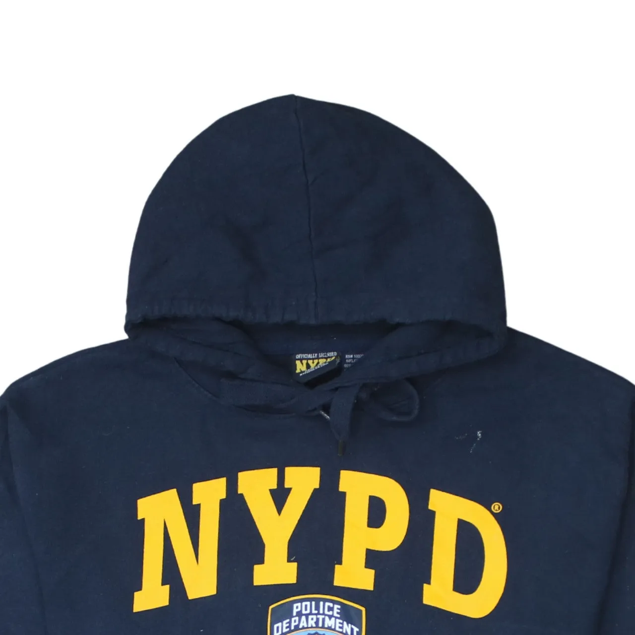 Retro 90's Lightweight Pullover Hoodie Small Navy Blue sold by Vintage Club product image thumbnail 3