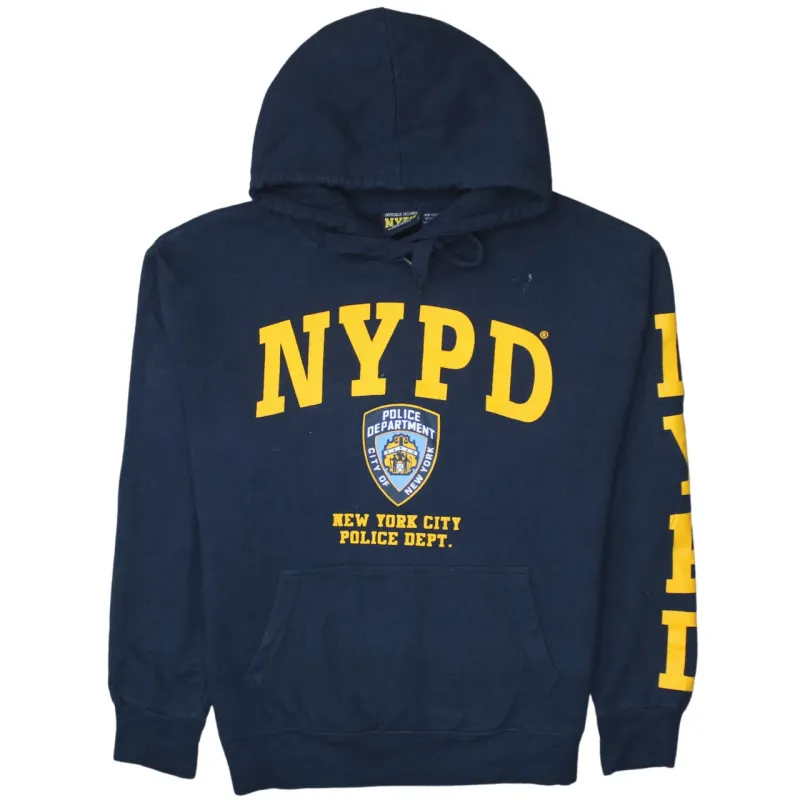 Retro 90's Lightweight Pullover Hoodie Small Navy Blue sold by Vintage Club