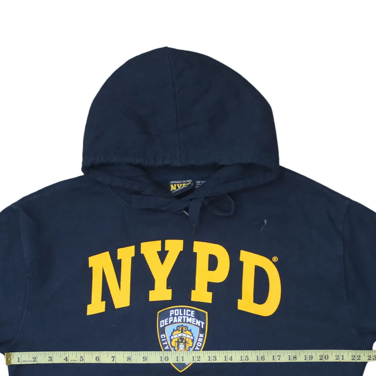 Retro 90's Lightweight Pullover Hoodie Small Navy Blue sold by Vintage Club product image thumbnail 5