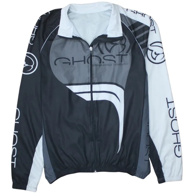 Retro 90's Lightweight Full Zip Up Windbreaker Large Black sold by Vintage Club