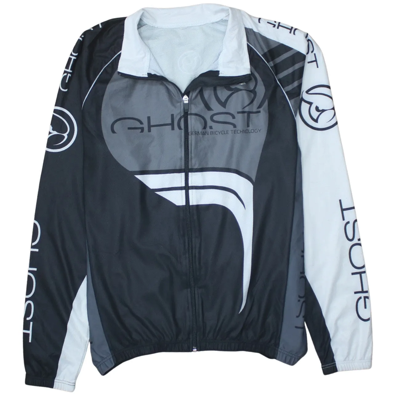 Retro 90's Lightweight Full Zip Up Windbreaker Large Black sold by Vintage Club