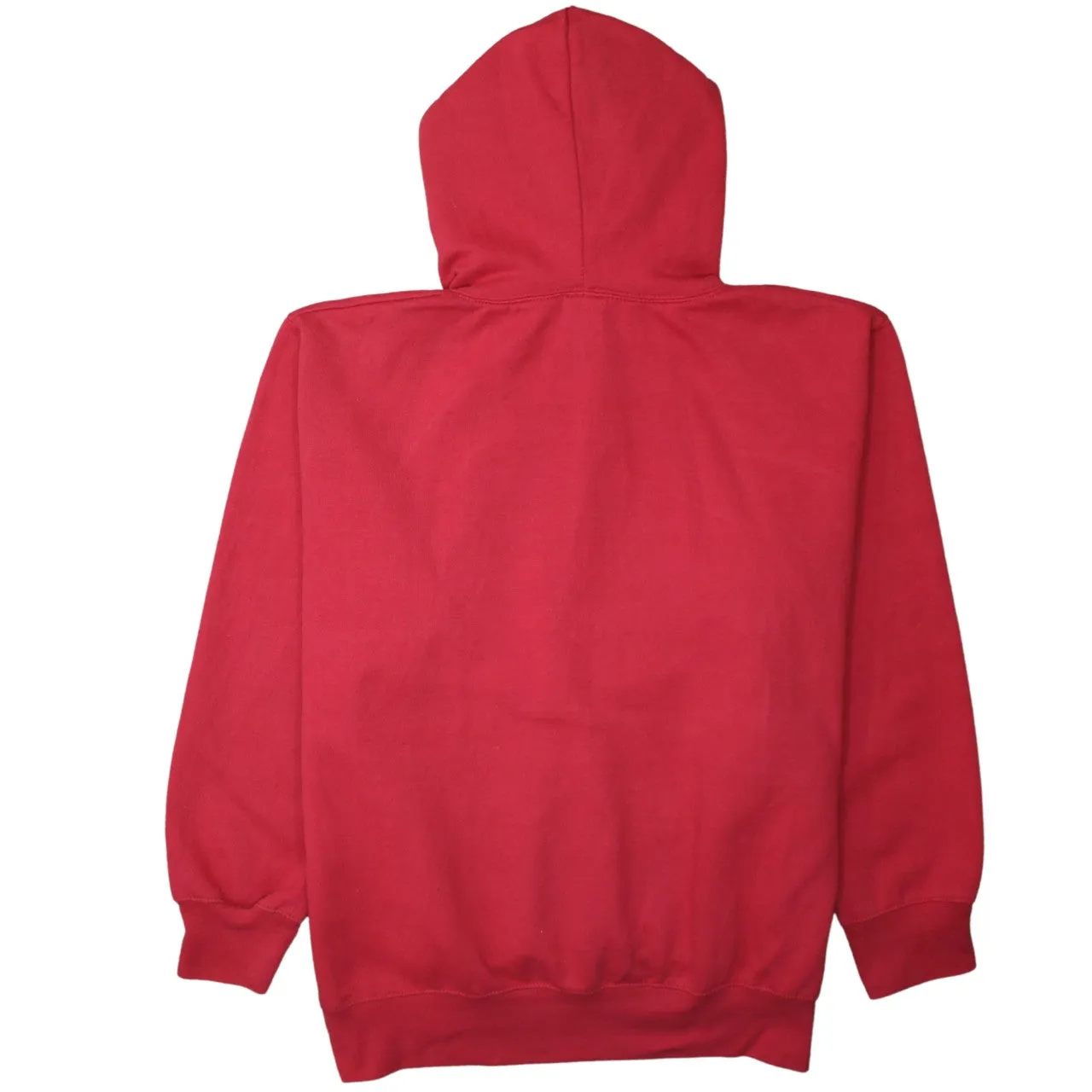 Adidas 90's Spellout Pullover Hoodie Medium Red sold by Vintage Club product image thumbnail 2