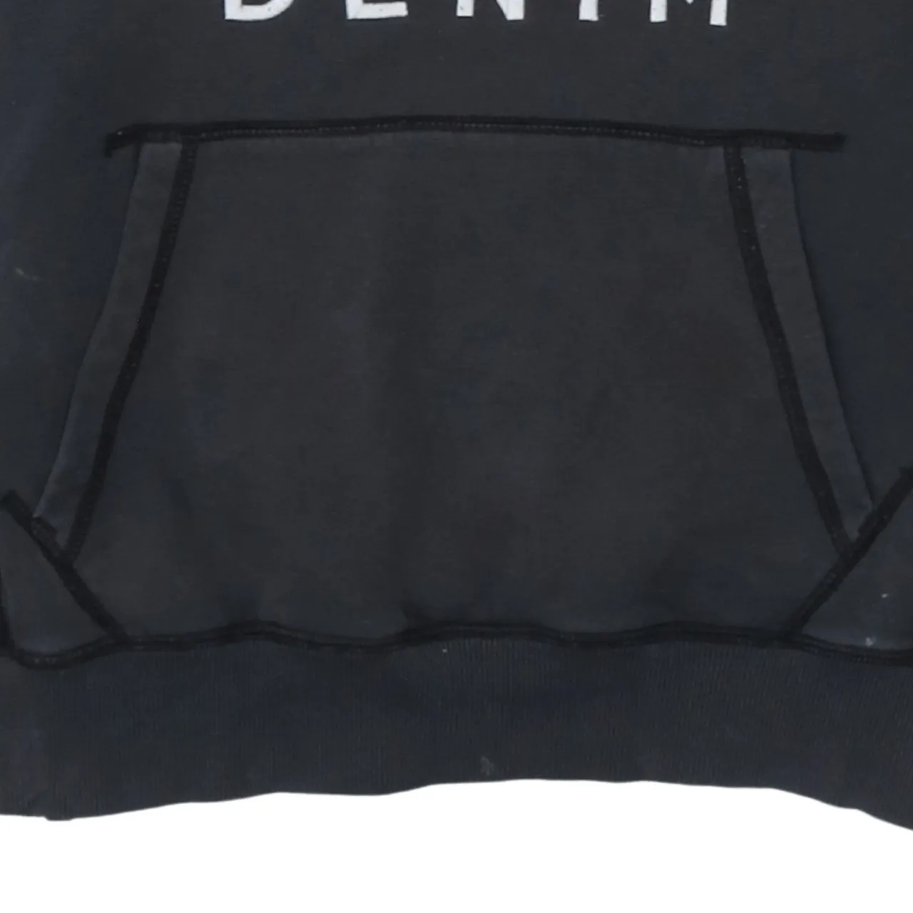 Tommy Hilfiger 90's Hilfiger Denim Pullover Hoodie Large Black sold by Vintage Club product image thumbnail 4