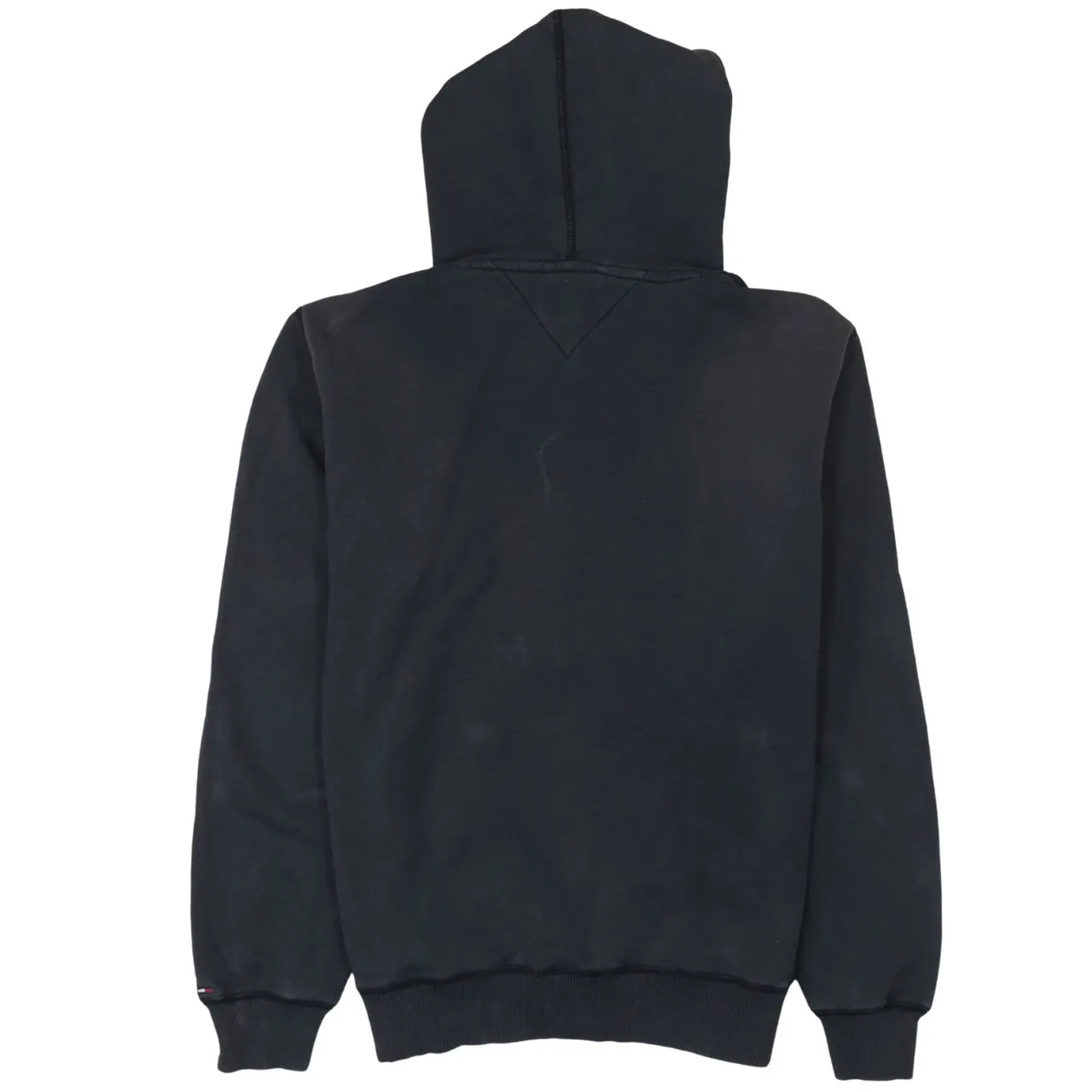 Tommy Hilfiger 90's Hilfiger Denim Pullover Hoodie Large Black sold by Vintage Club product image thumbnail 2