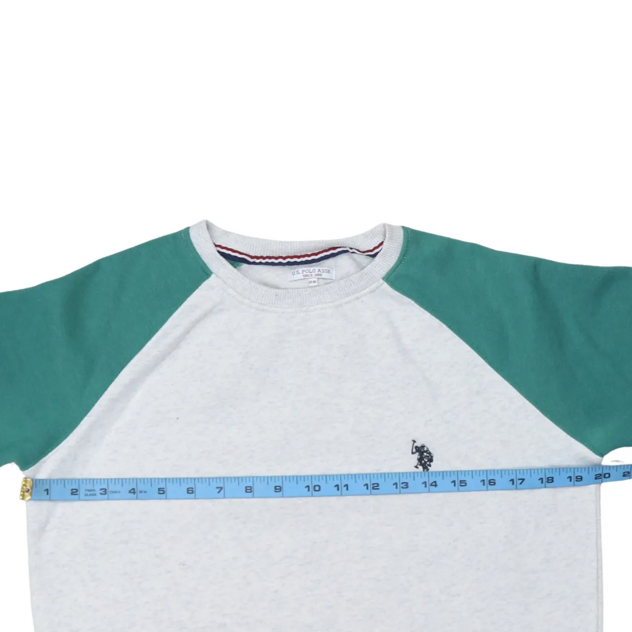 U.S Polo Assn 90's Lightweight Crew Neck Sweatshirt Medium Grey sold by Vintage Club product image thumbnail 5