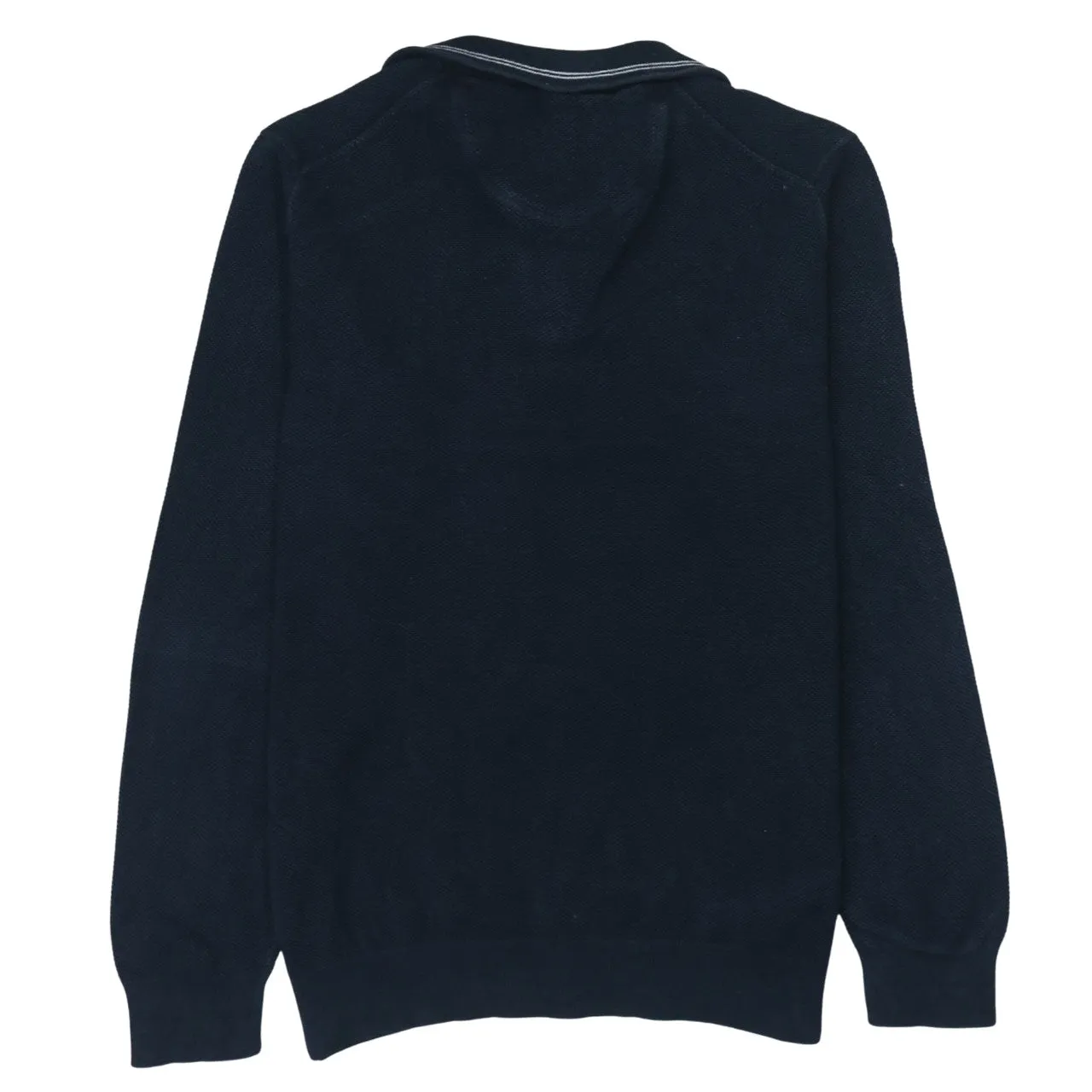 GANT 90's Lightweight Quarter Zip Sweatshirt XLarge Navy Blue sold by Vintage Club product image thumbnail 2