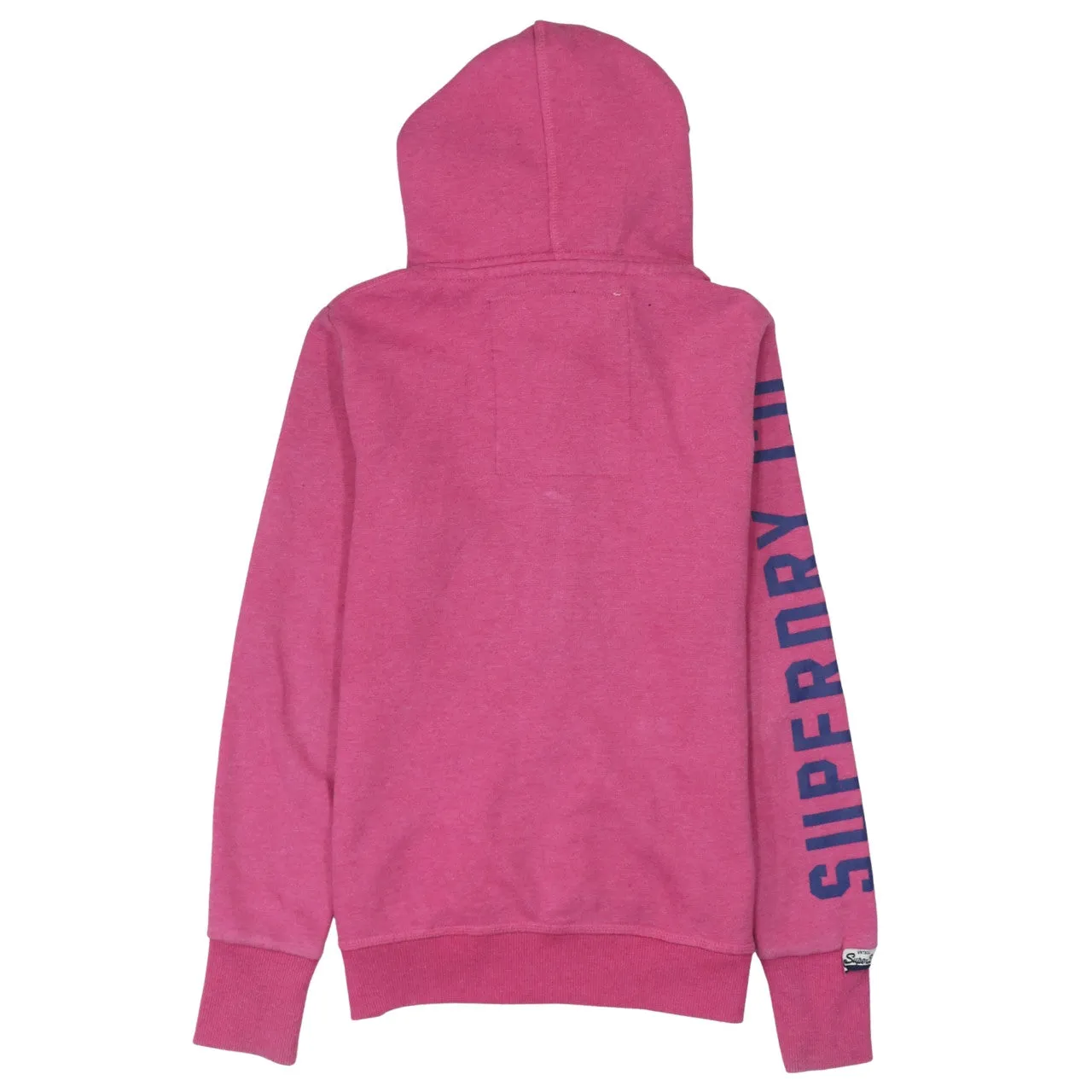 Super Dry 90's Lightweight Full Zip Up Hoodie Small Pink sold by Vintage Club product image thumbnail 2