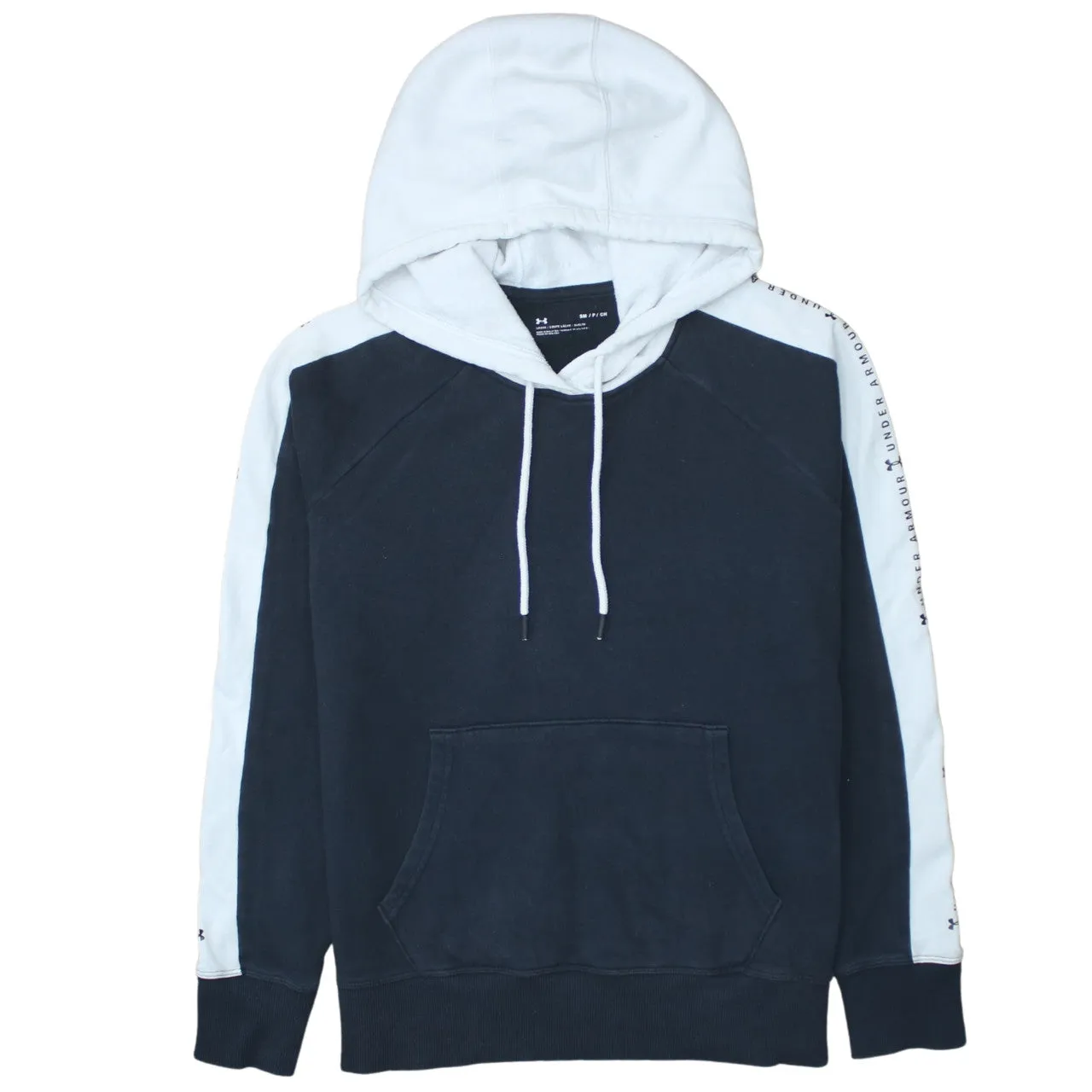 Under Armour 90's Drawstring Pockets Pullover Hoodie Small Black sold by Vintage Club