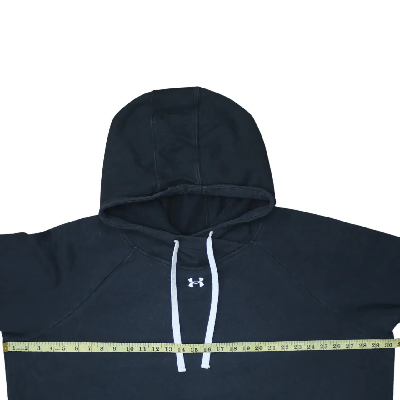 Under Armour 90's Drawstring Pockets Pullover Hoodie XXXLarge (3XL) Black sold by Vintage Club product image thumbnail 5