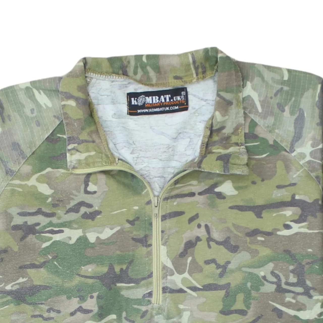 Retro 90's Plain Quarter Zip Windbreaker Medium Green sold by Vintage Club product image thumbnail 3