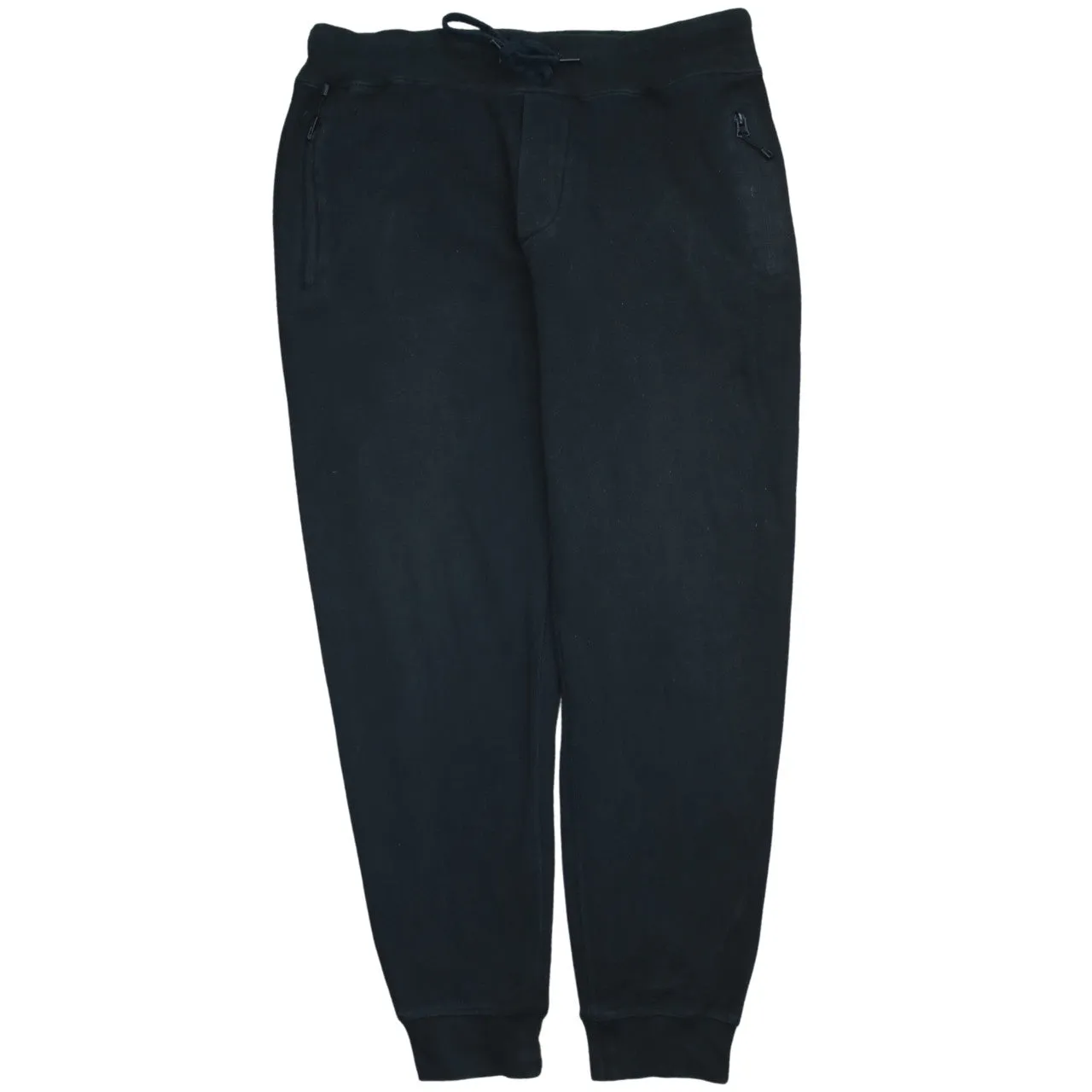 Polo Ralph Lauren 90's Rib Cuff Casual Joggers / Sweatpants Large Black sold by Vintage Club
