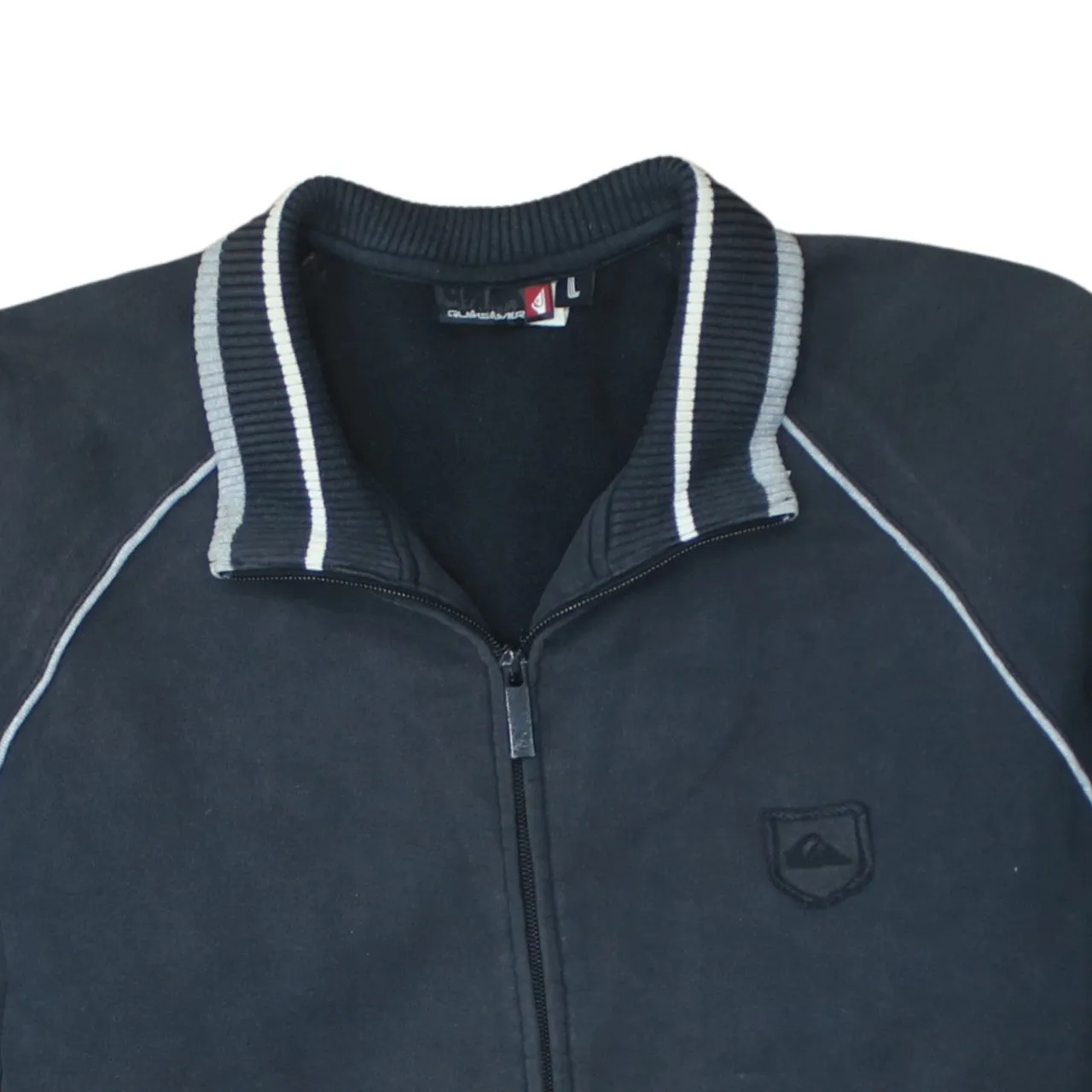 QuikSilver 90's Lightweight Full Zip Up Sweatshirt Large Black sold by Vintage Club product image thumbnail 3