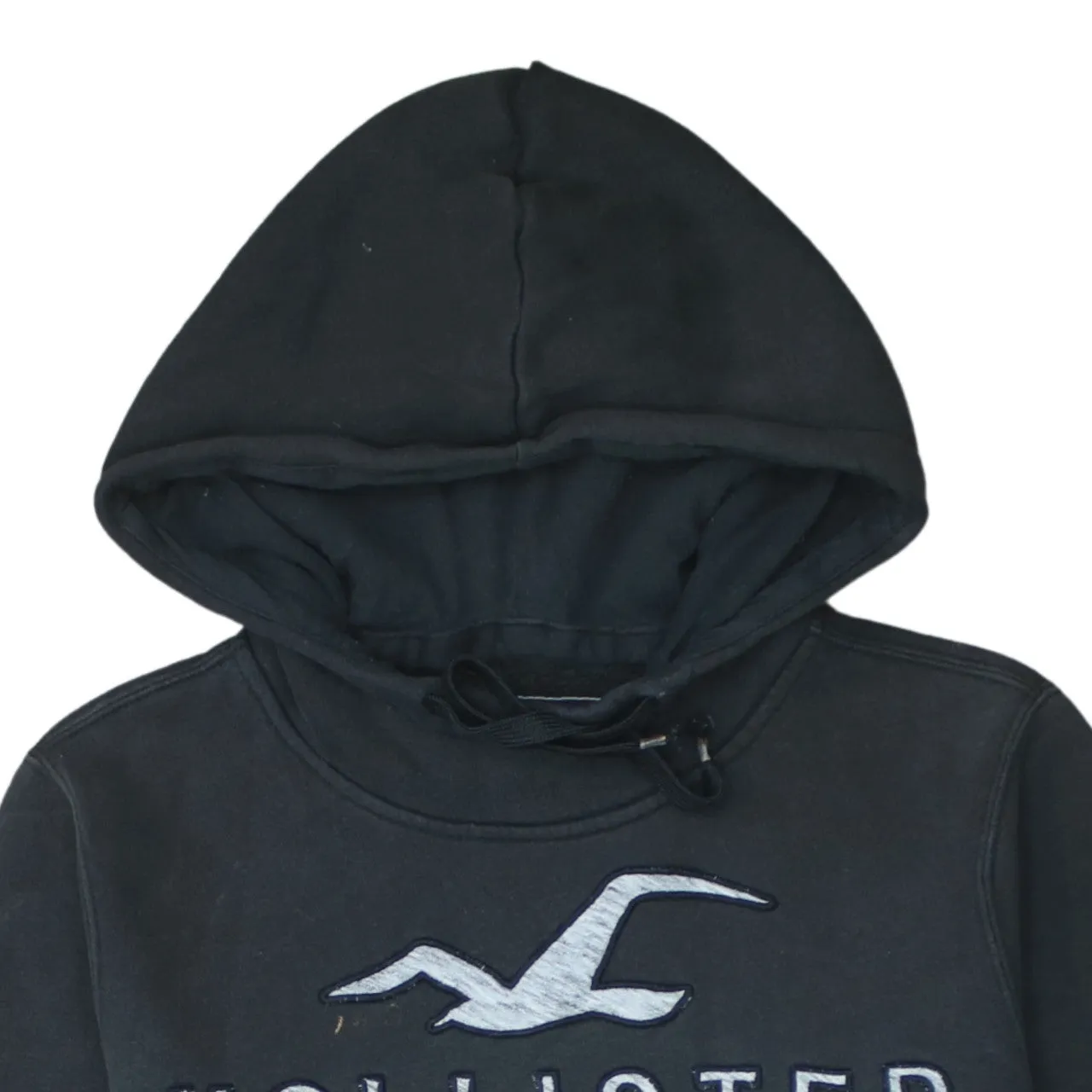 Hollister 90's Spellout Pullover Hoodie Medium Black sold by Vintage Club product image thumbnail 3