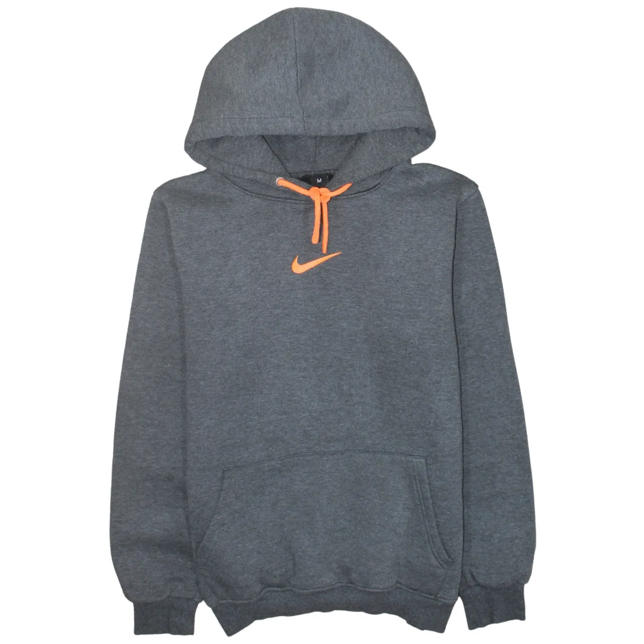 Nike 90's Center Middle Swoosh Pullover Hoodie Medium Grey sold by Vintage Club